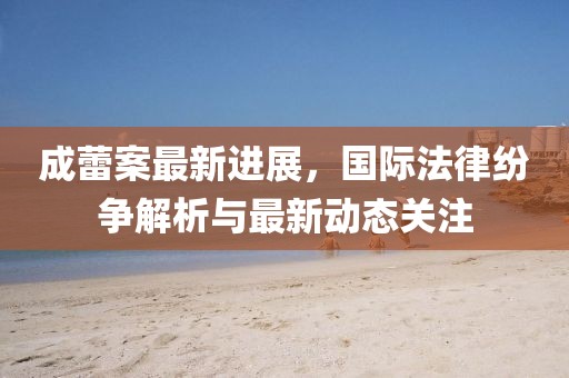 成蕾案最新进展，国际法律纷争解析与最新动态关注