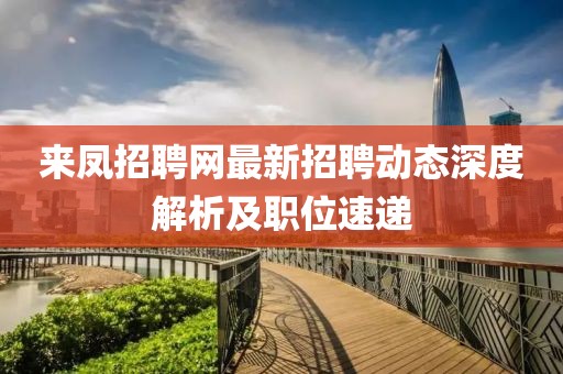 来凤招聘网最新招聘动态深度解析及职位速递