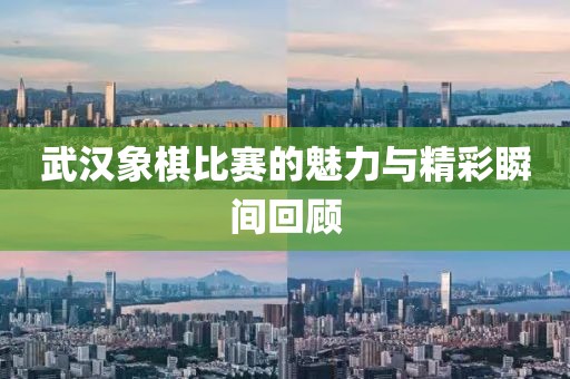 武汉象棋比赛的魅力与精彩瞬间回顾