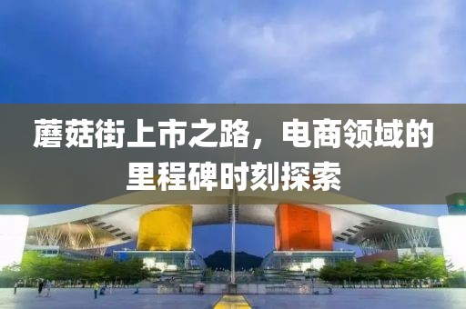 蘑菇街上市之路，电商领域的里程碑时刻探索