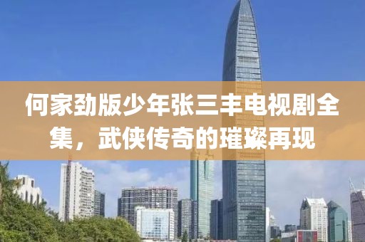 何家劲版少年张三丰电视剧全集，武侠传奇的璀璨再现