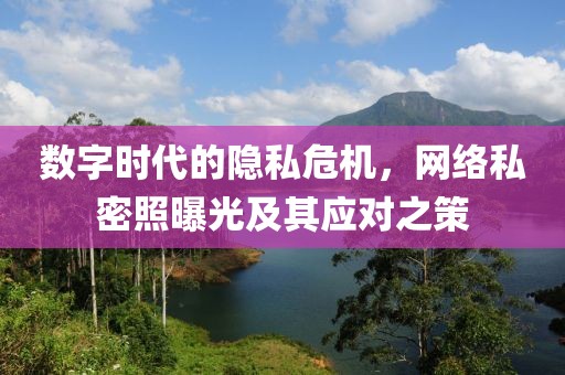 数字时代的隐私危机，网络私密照曝光及其应对之策