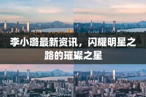 李小璐最新资讯，闪耀明星之路的璀璨之星
