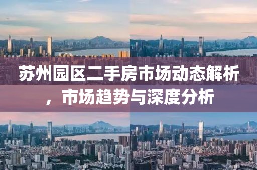 苏州园区二手房市场动态解析，市场趋势与深度分析