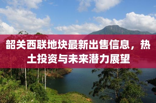 韶关西联地块最新出售信息，热土投资与未来潜力展望
