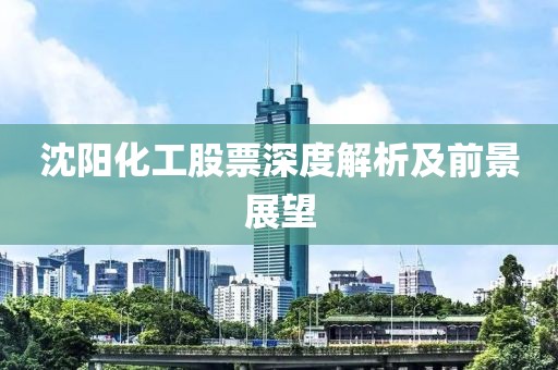 沈阳化工股票深度解析及前景展望