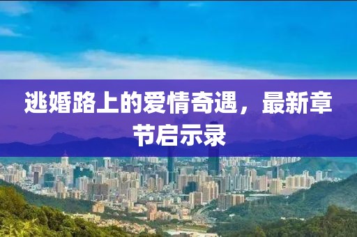 逃婚路上的爱情奇遇，最新章节启示录