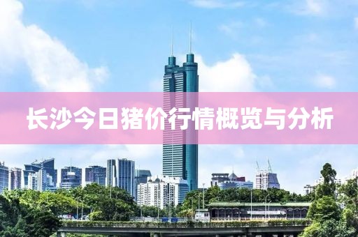 长沙今日猪价行情概览与分析