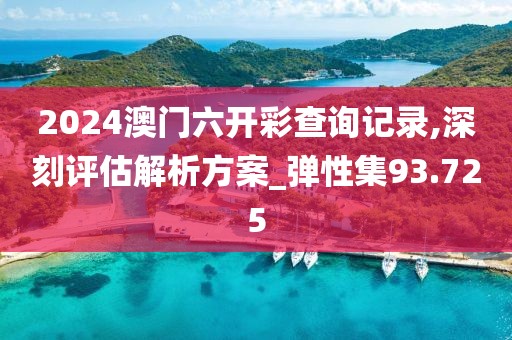 2024澳门六开彩查询记录,深刻评估解析方案_弹性集93.725