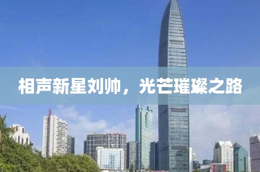 相声新星刘帅，光芒璀璨之路