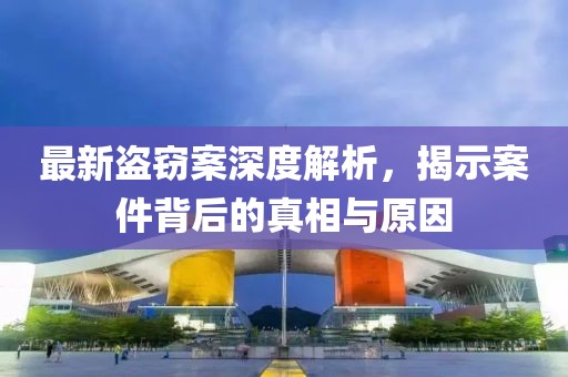 最新盗窃案深度解析，揭示案件背后的真相与原因
