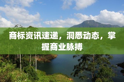 商标资讯速递，洞悉动态，掌握商业脉搏