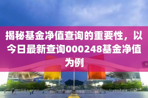 揭秘基金净值查询的重要性，以今日最新查询000248基金净值为例
