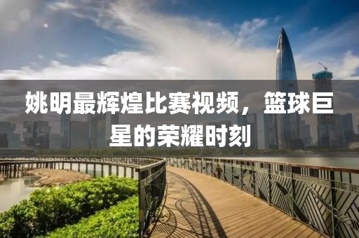 姚明最辉煌比赛视频，篮球巨星的荣耀时刻