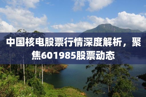 中国核电股票行情深度解析，聚焦601985股票动态