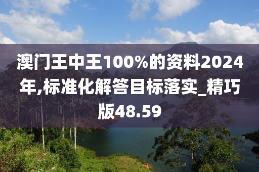 澳门王中王100%的资料2024年,标准化解答目标落实_精巧版48.59