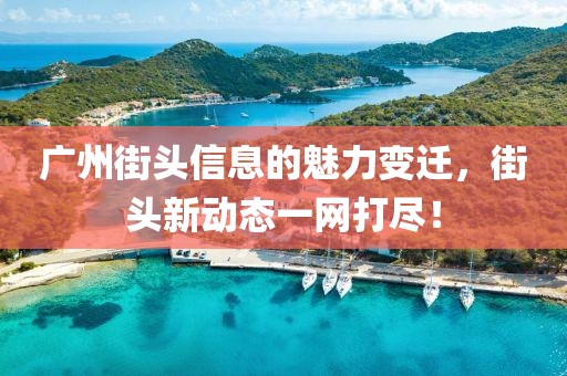 广州街头信息的魅力变迁，街头新动态一网打尽！