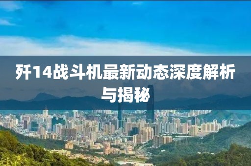 歼14战斗机最新动态深度解析与揭秘
