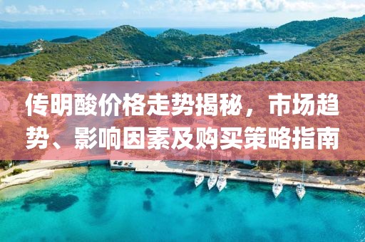 传明酸价格走势揭秘，市场趋势、影响因素及购买策略指南