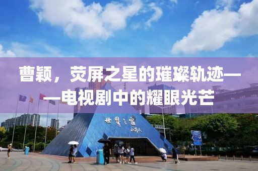 曹颖，荧屏之星的璀璨轨迹——电视剧中的耀眼光芒