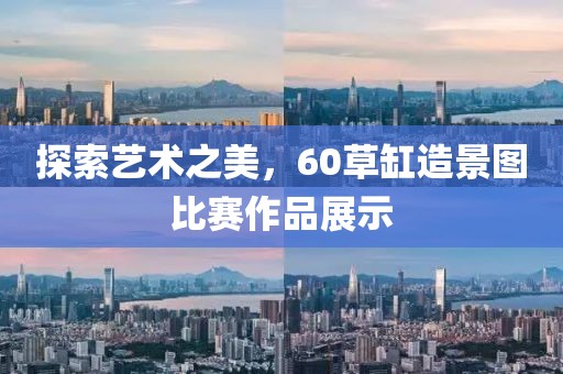 探索艺术之美，60草缸造景图比赛作品展示