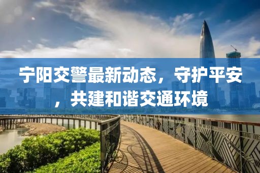 宁阳交警最新动态，守护平安，共建和谐交通环境