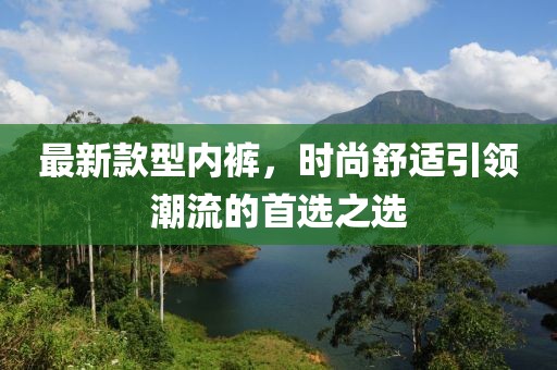 最新款型内裤，时尚舒适引领潮流的首选之选