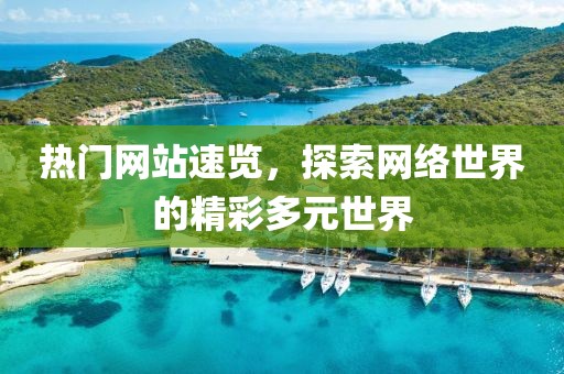 热门网站速览，探索网络世界的精彩多元世界