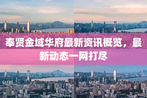 奉贤金域华府最新资讯概览，最新动态一网打尽