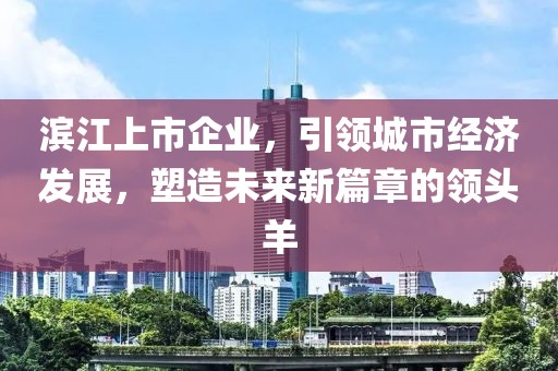 滨江上市企业，引领城市经济发展，塑造未来新篇章的领头羊