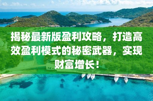 揭秘最新版盈利攻略，打造高效盈利模式的秘密武器，实现财富增长！
