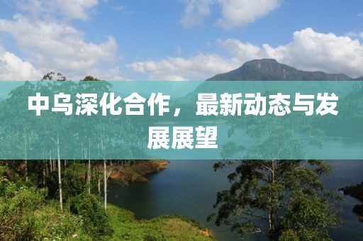 中乌深化合作，最新动态与发展展望