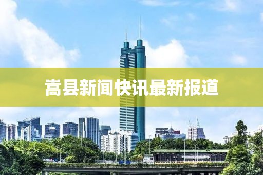 嵩县新闻快讯最新报道