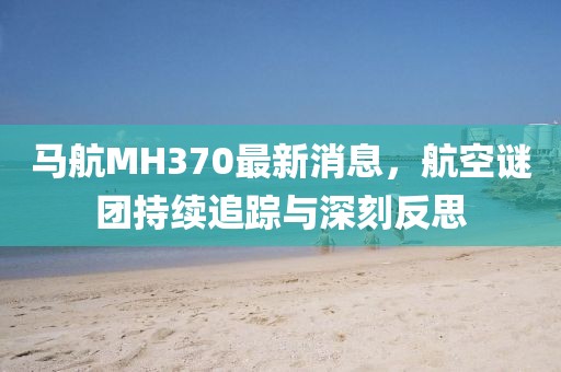 马航MH370最新消息，航空谜团持续追踪与深刻反思