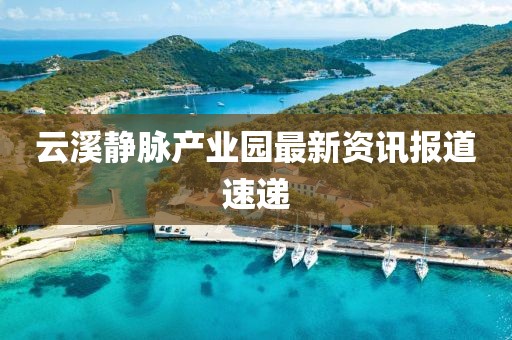 云溪静脉产业园最新资讯报道速递