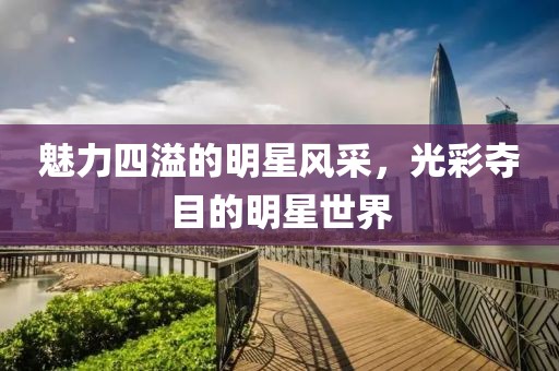 魅力四溢的明星风采，光彩夺目的明星世界