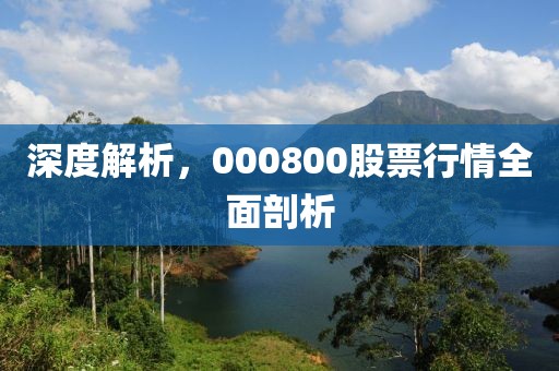 深度解析，000800股票行情全面剖析