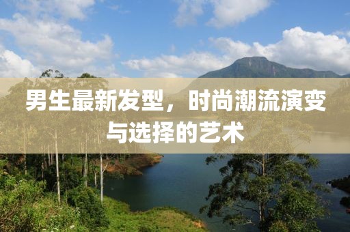 男生最新发型，时尚潮流演变与选择的艺术
