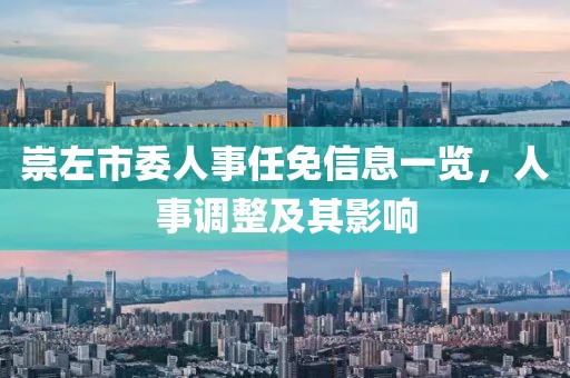 崇左市委人事任免信息一览，人事调整及其影响
