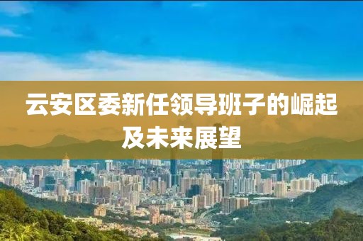云安区委新任领导班子的崛起及未来展望