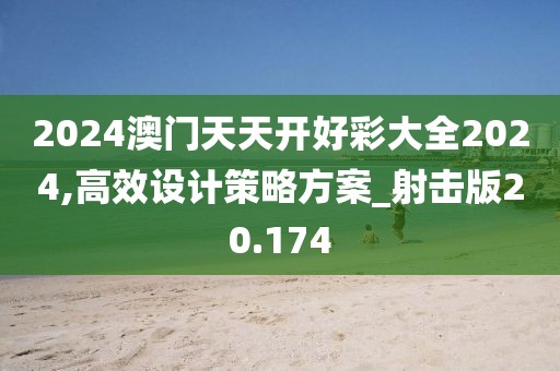 2024澳门天天开好彩大全2024,高效设计策略方案_射击版20.174