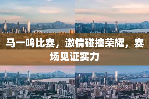 马一鸣比赛，激情碰撞荣耀，赛场见证实力