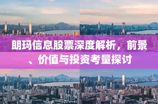 朗玛信息股票深度解析，前景、价值与投资考量探讨