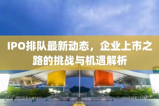 IPO排队最新动态，企业上市之路的挑战与机遇解析