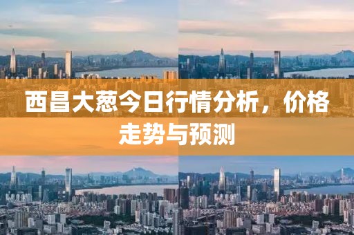 西昌大葱今日行情分析，价格走势与预测