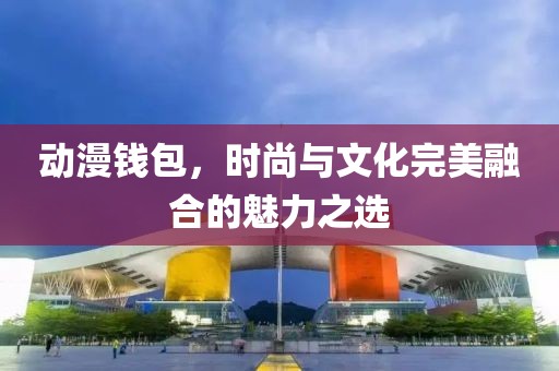 动漫钱包，时尚与文化完美融合的魅力之选