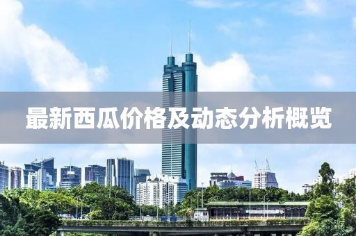 最新西瓜价格及动态分析概览
