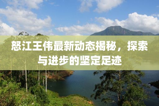 怒江王伟最新动态揭秘，探索与进步的坚定足迹