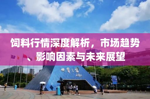 饲料行情深度解析，市场趋势、影响因素与未来展望