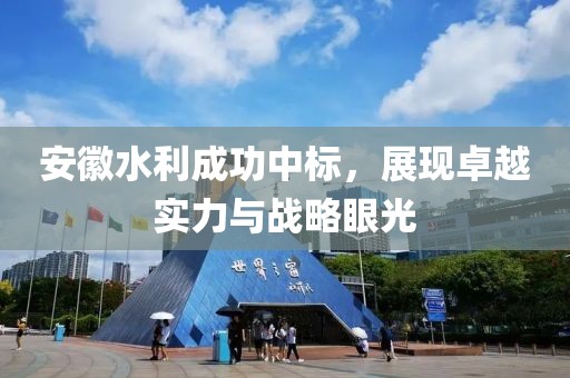 安徽水利成功中标，展现卓越实力与战略眼光